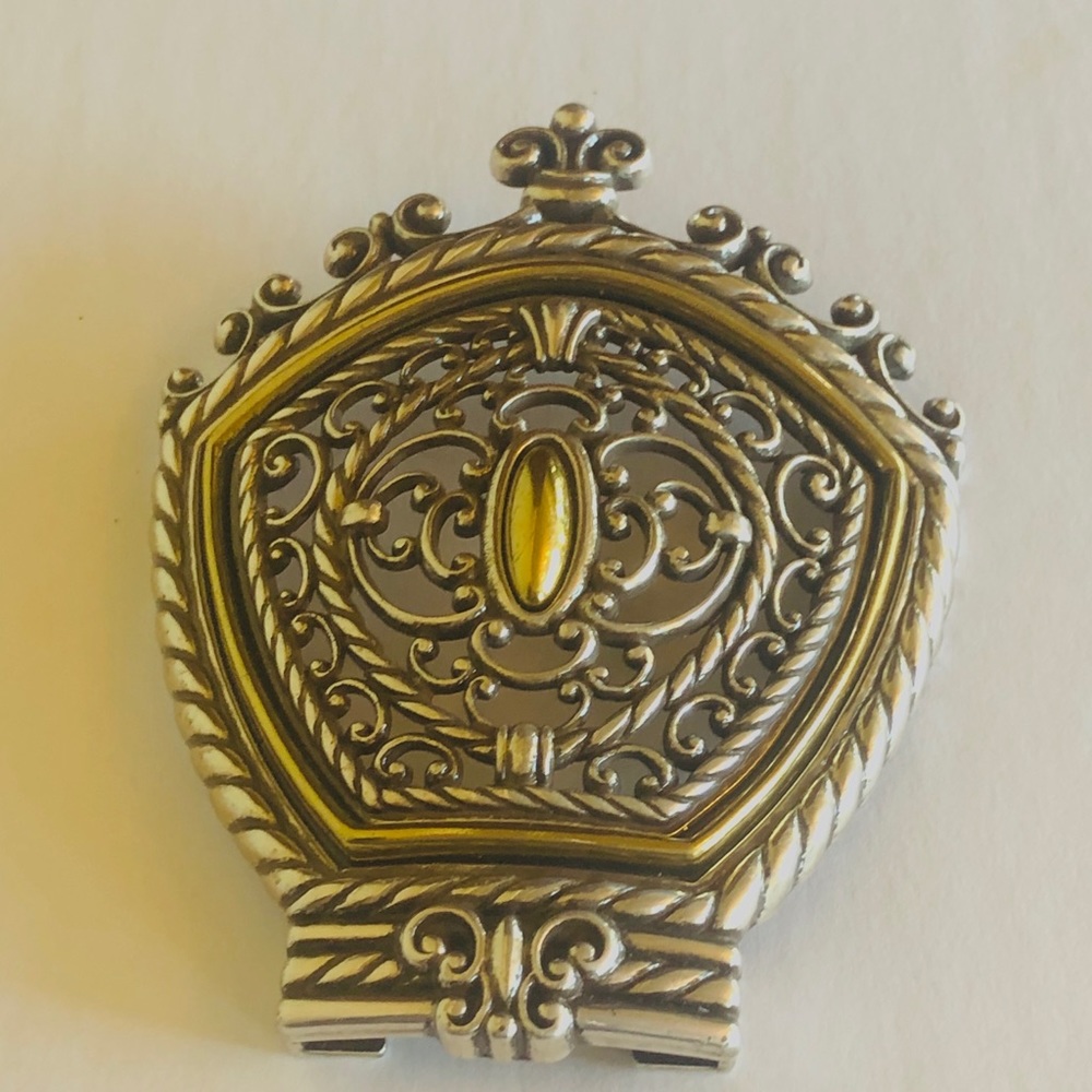 Huge Ornate Brighton Gold Silver Night Light Cover - Picture 2 of 11